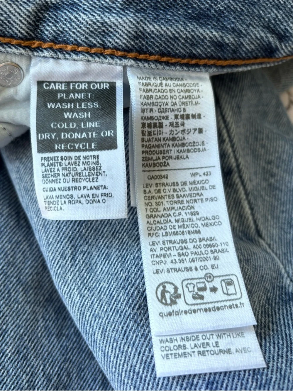 NWOT! Levi’s XL Baggy Straight Jeans - Picture 14 of 16